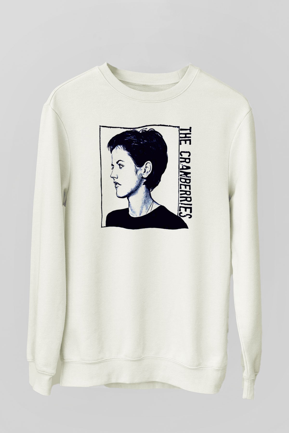 The Cranberries Baskılı Beyaz Unisex Sweatshirt