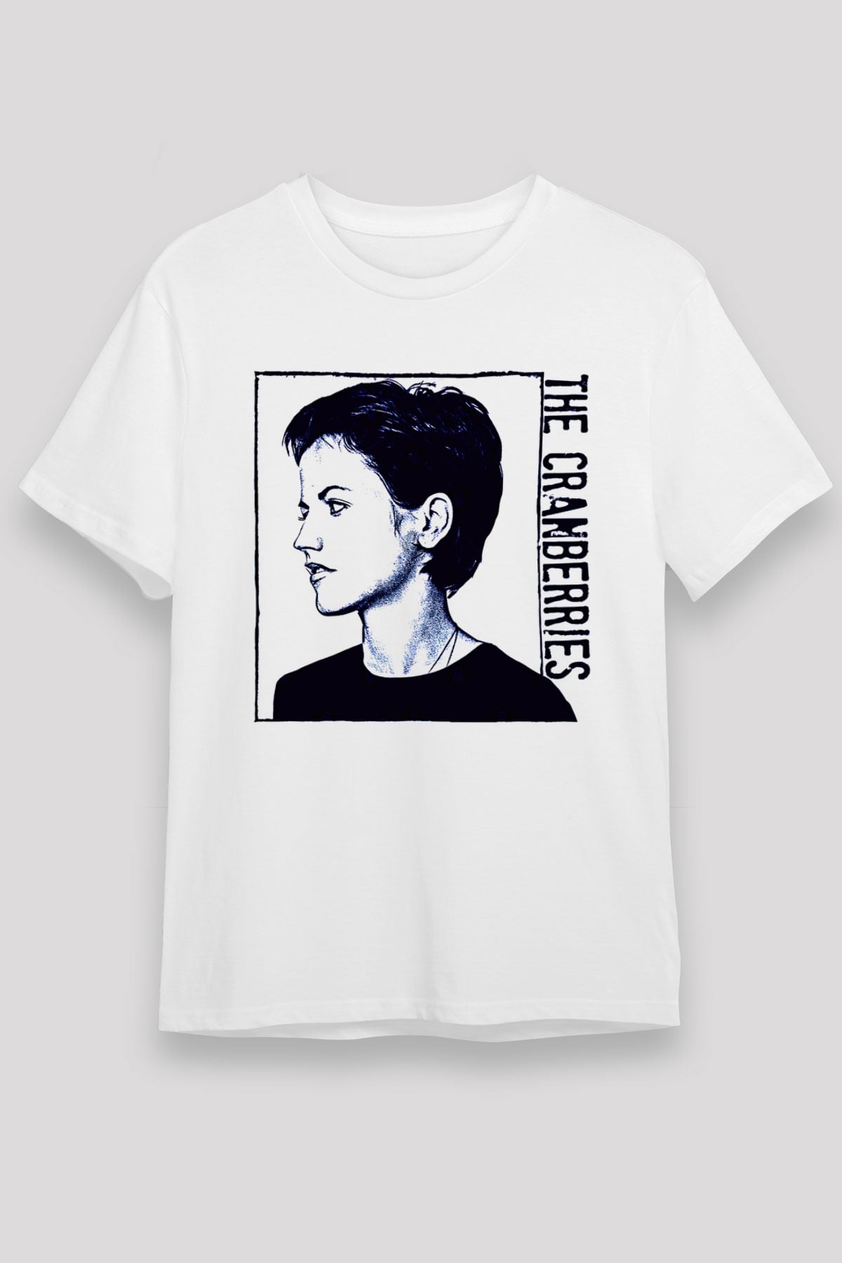 The Cranberries Baskılı Unisex Beyaz Tişört - Tshirt