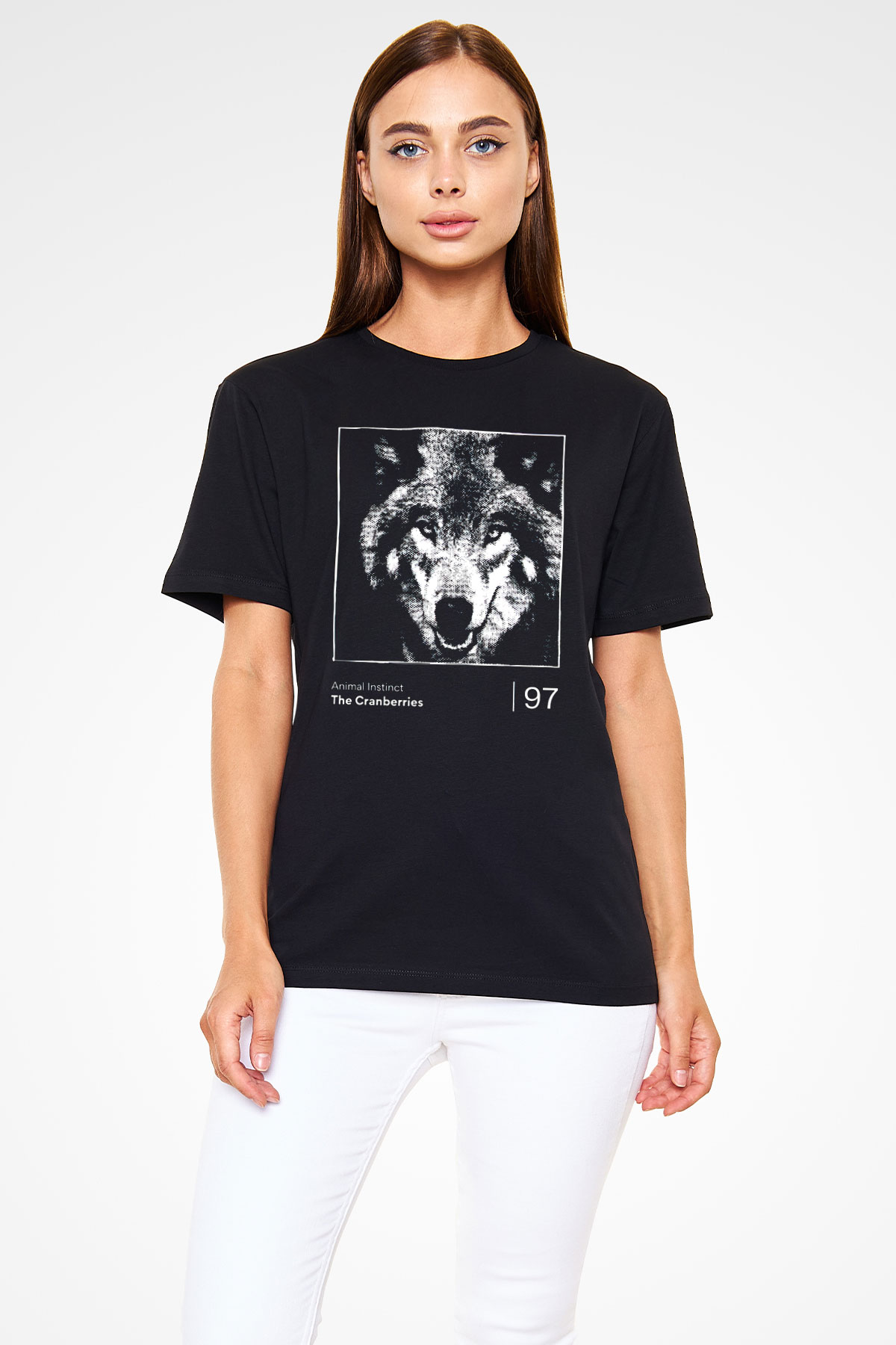The Cranberries Baskılı Unisex Siyah Tişört - Tshirt