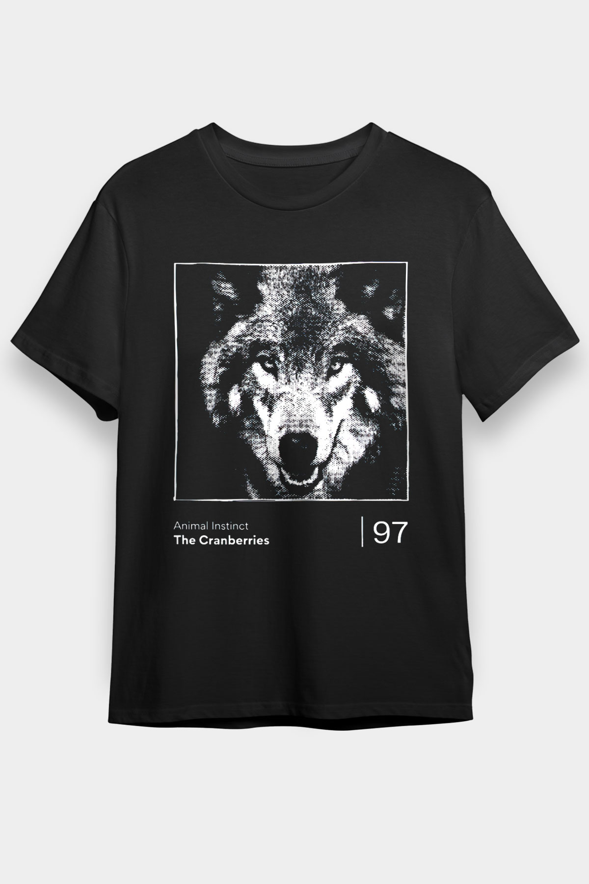 The Cranberries Baskılı Unisex Siyah Tişört - Tshirt