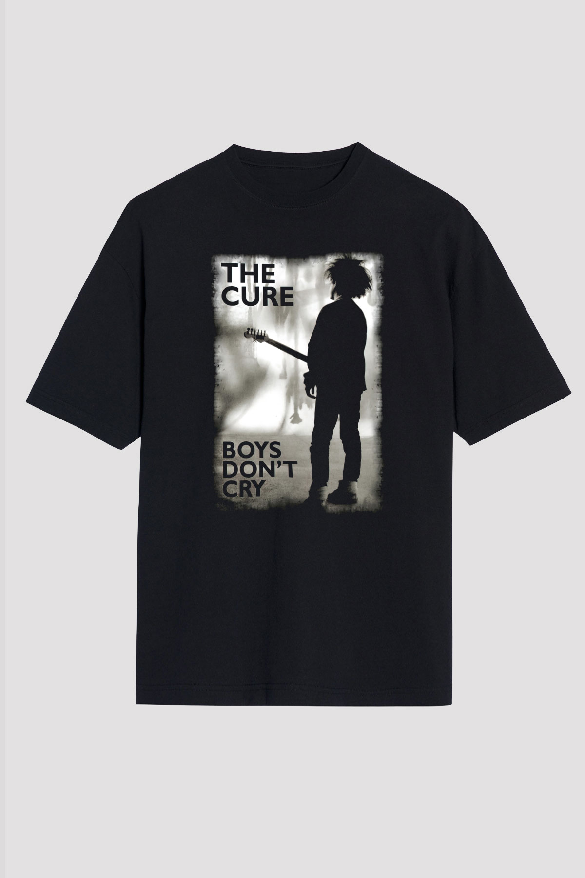 The Cure Siyah Unisex Oversize Tişört T-Shirt