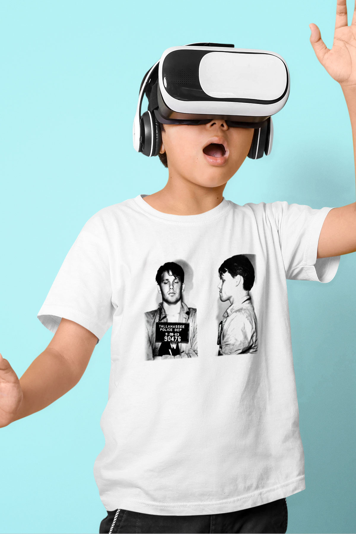 The Doors Baskılı Beyaz Unisex Çocuk Tişört