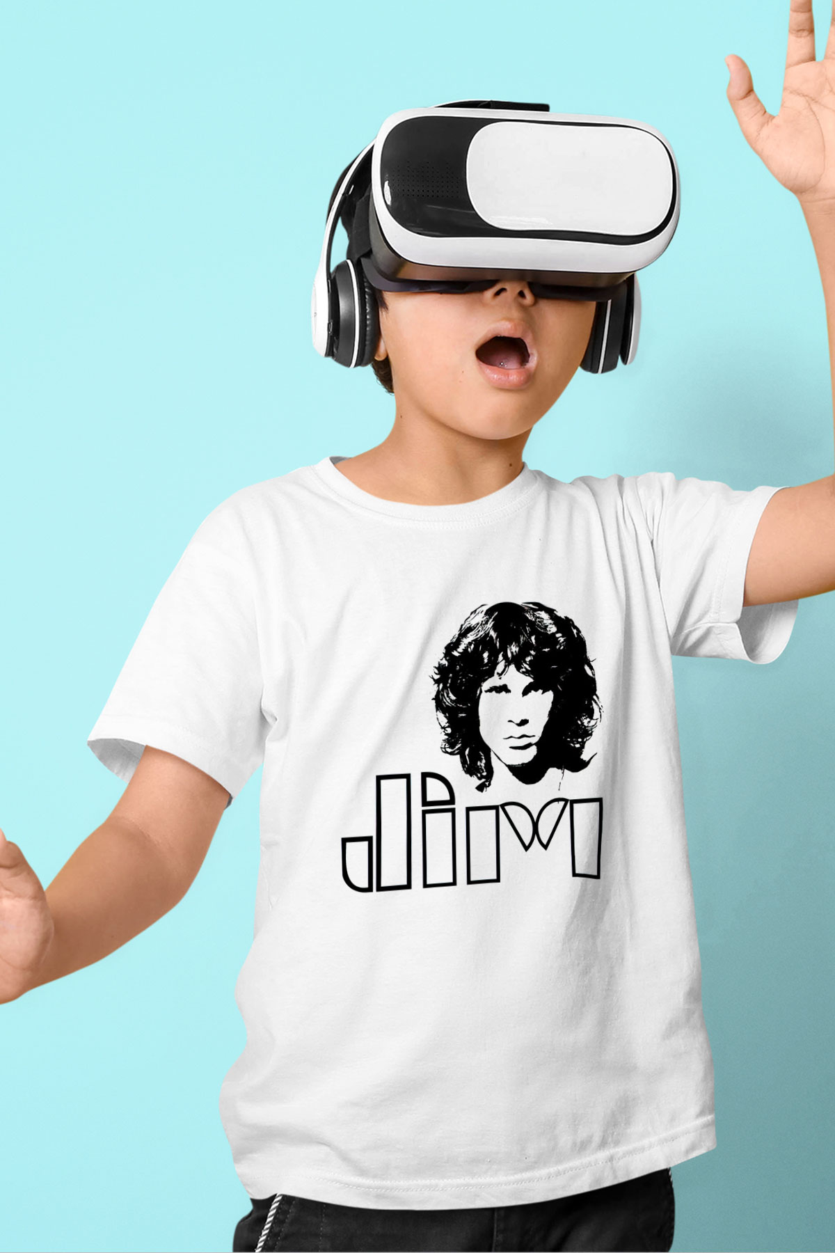 The Doors Beyaz Unisex Çocuk Tişört