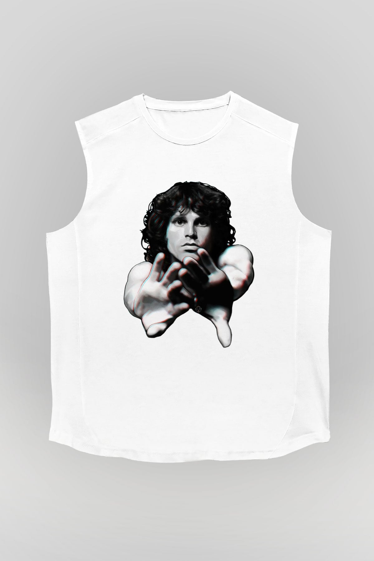 The Doors Beyaz Unisex Kolsuz Tişört