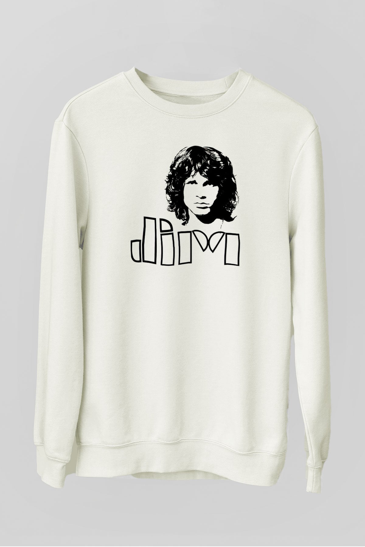 The Doors Beyaz Unisex Sweatshirt