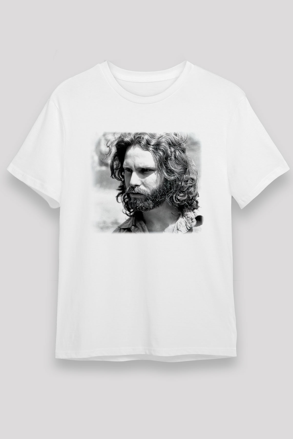 The Doors Beyaz Unisex Tişört T-Shirt - TişörtFabrikası