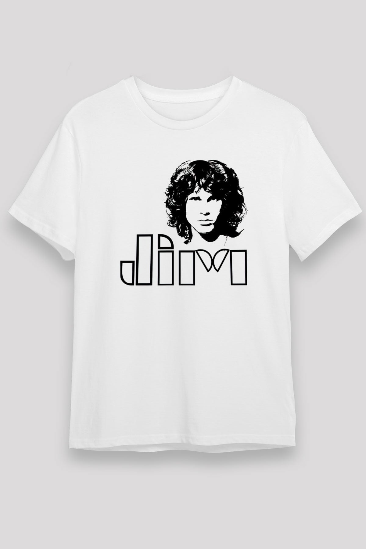 The Doors Beyaz Unisex Tişört T-Shirt - TişörtFabrikası