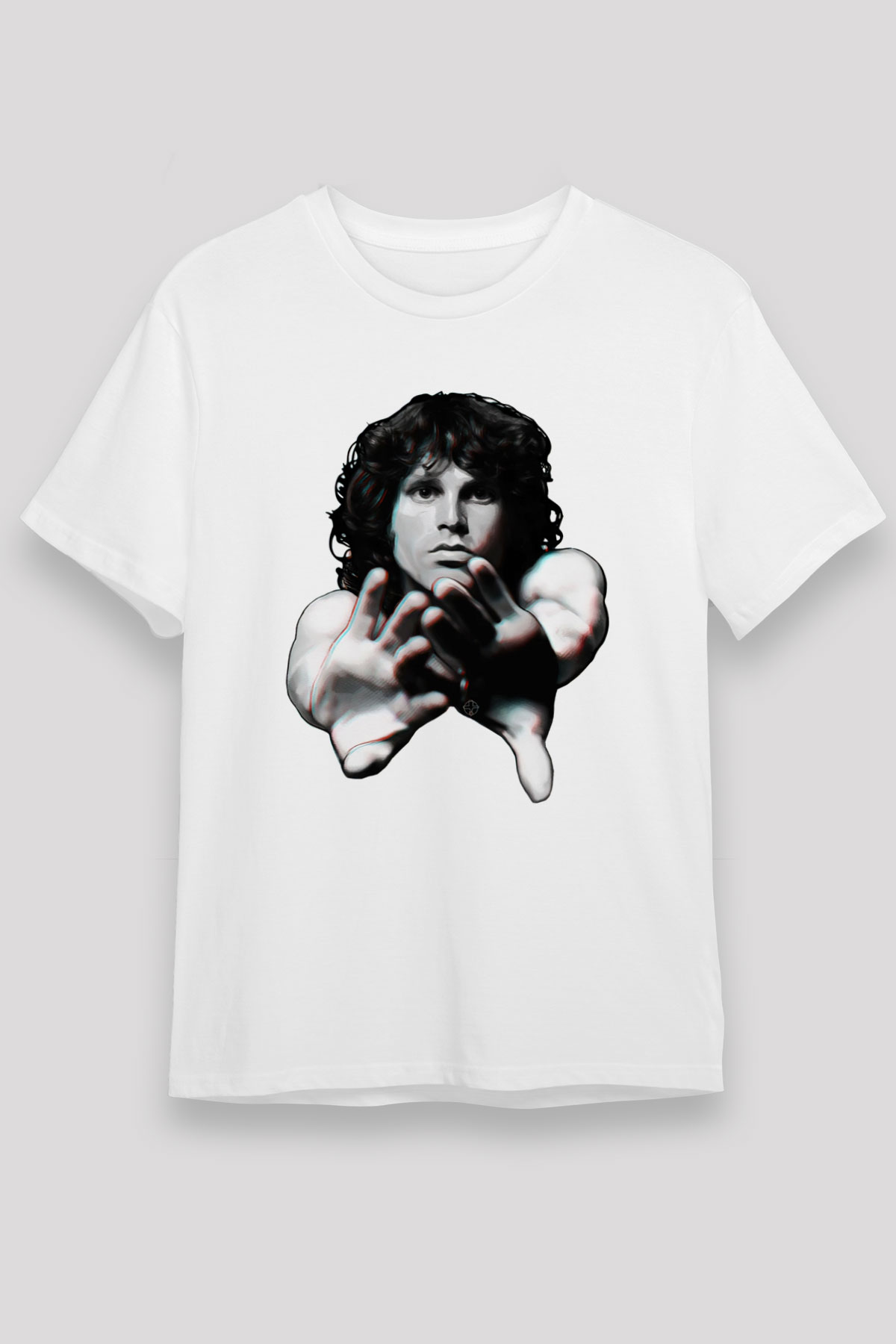 The Doors Beyaz Unisex Tişört T-Shirt - TişörtFabrikası