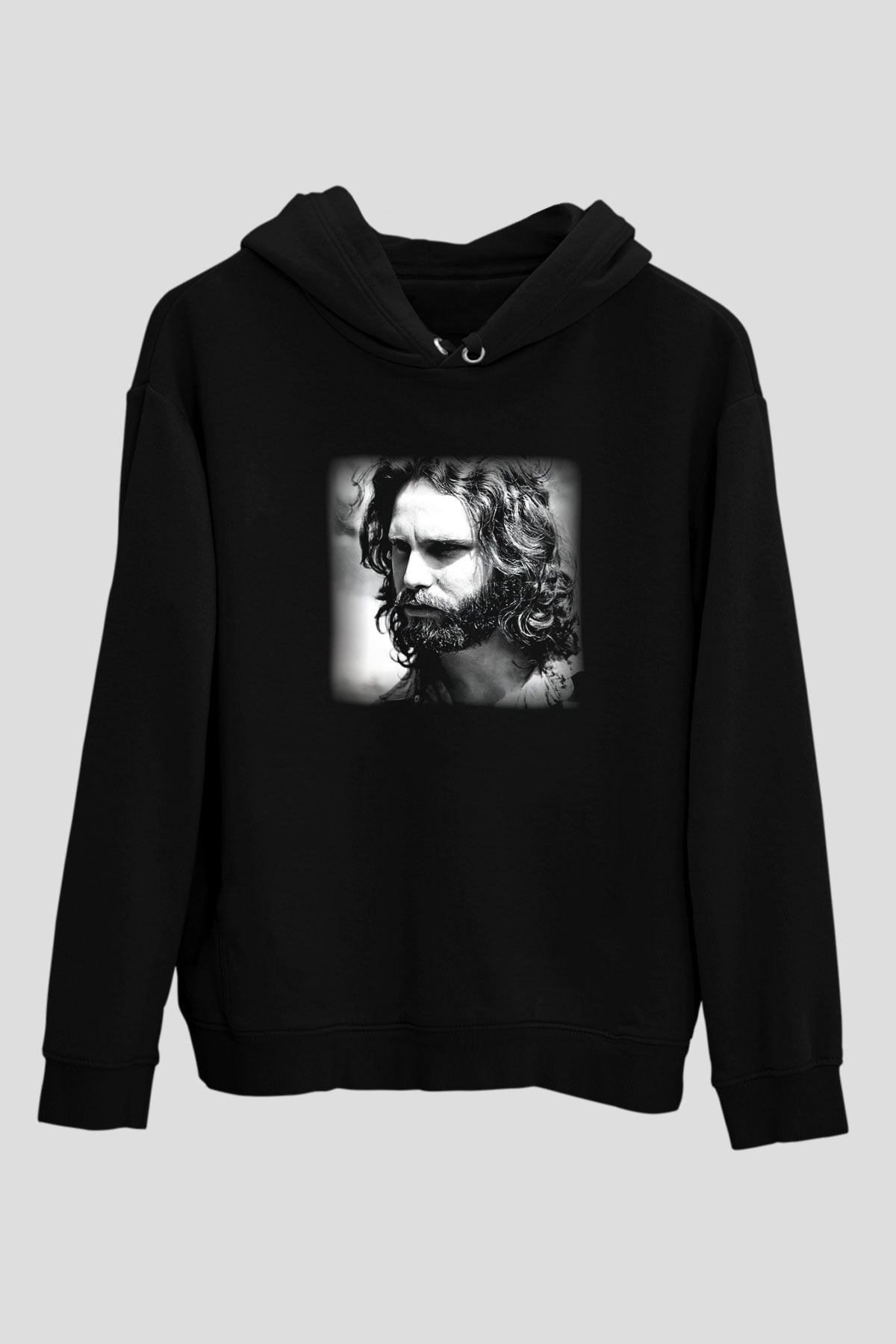 The Doors Siyah Unisex Hoodie