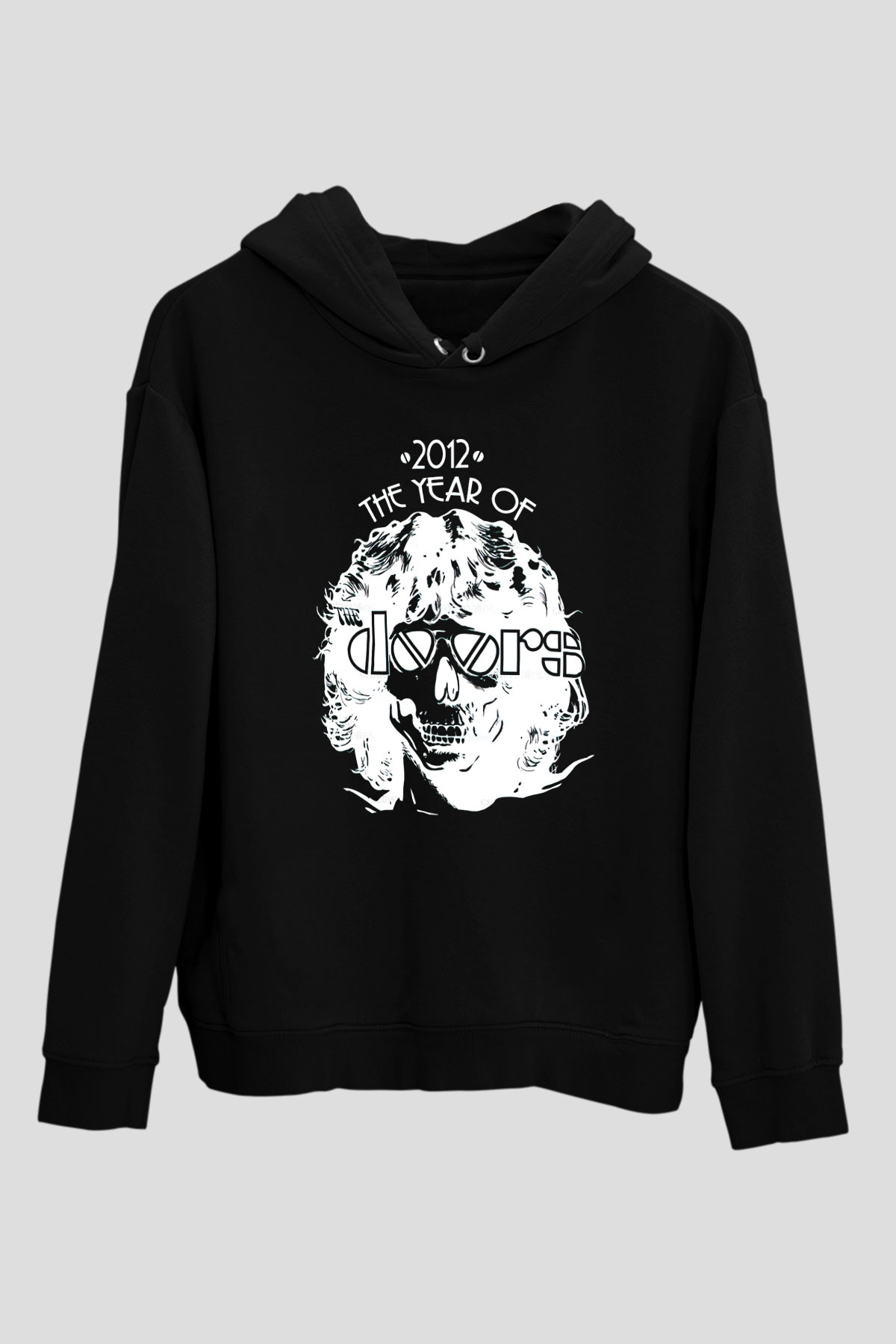 The Doors Siyah Unisex Hoodie
