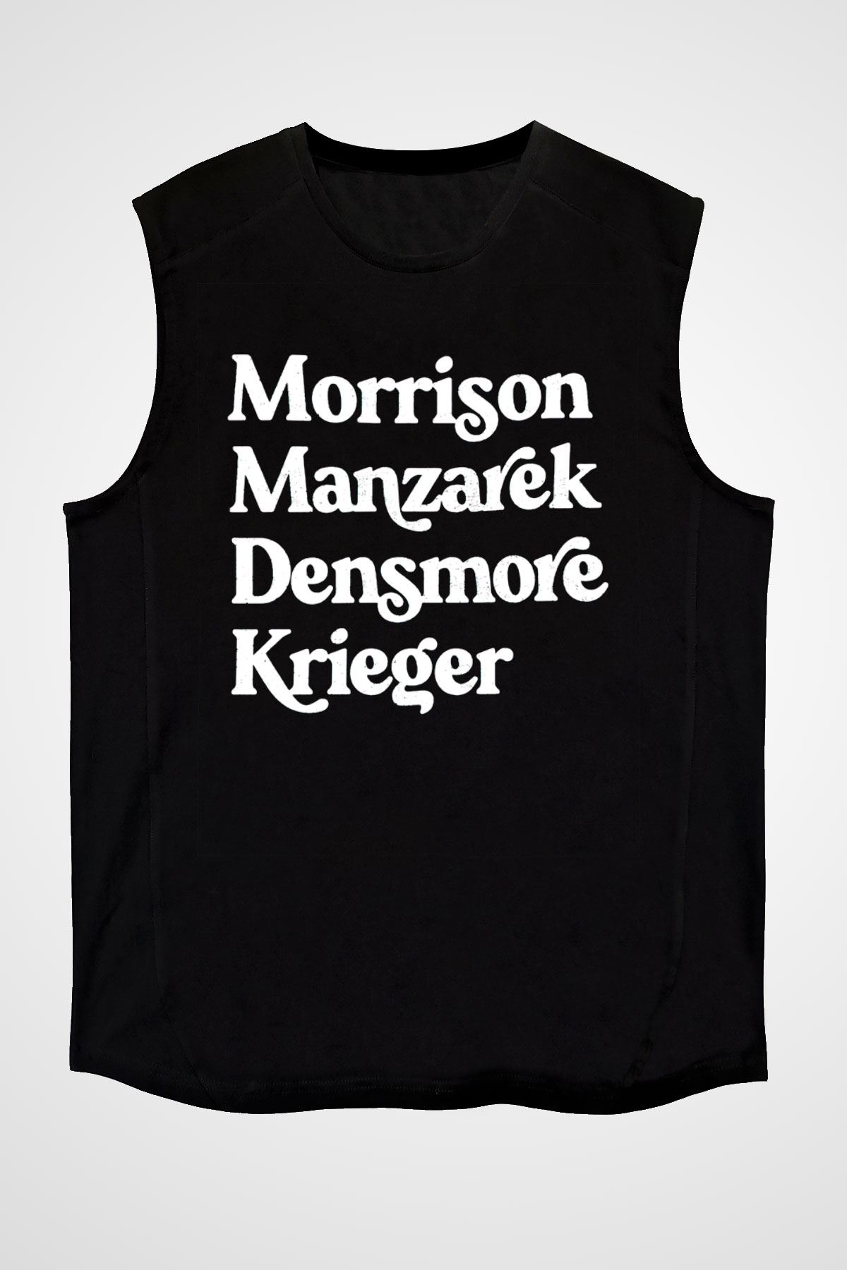 The Doors Siyah Unisex Kolsuz Tişört