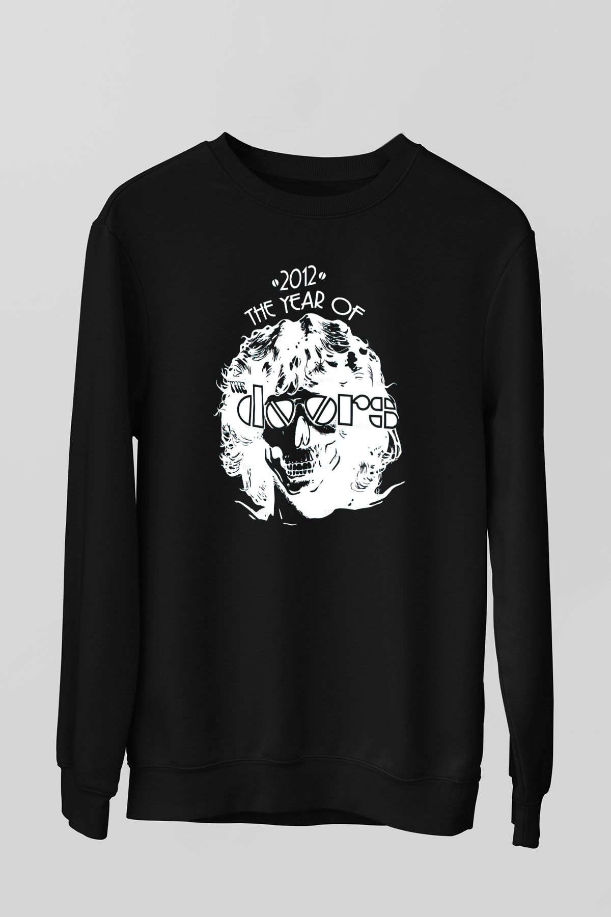 The Doors Siyah Unisex Sweatshirt