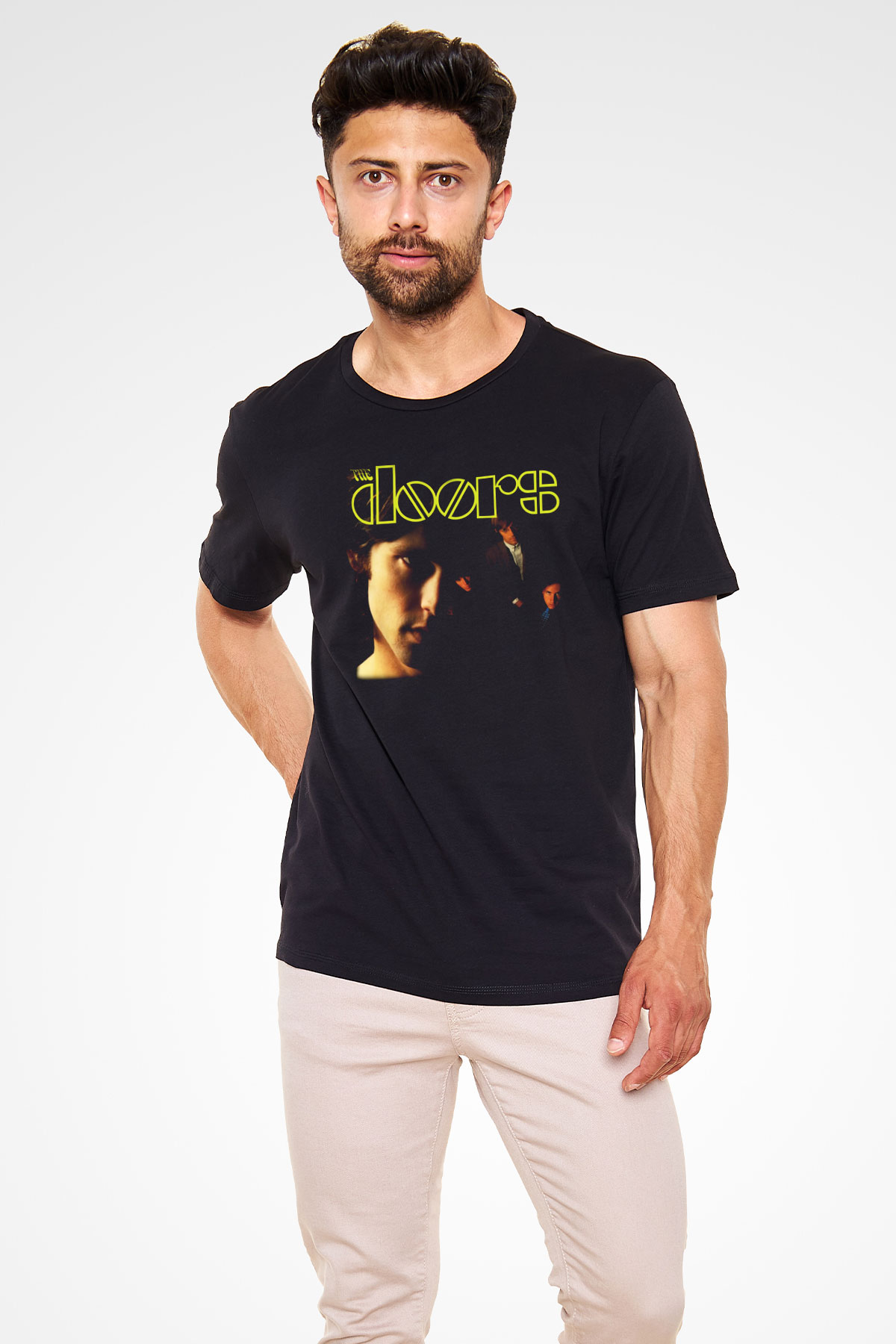 The Doors Siyah Unisex Tişört T-Shirt - TişörtFabrikası