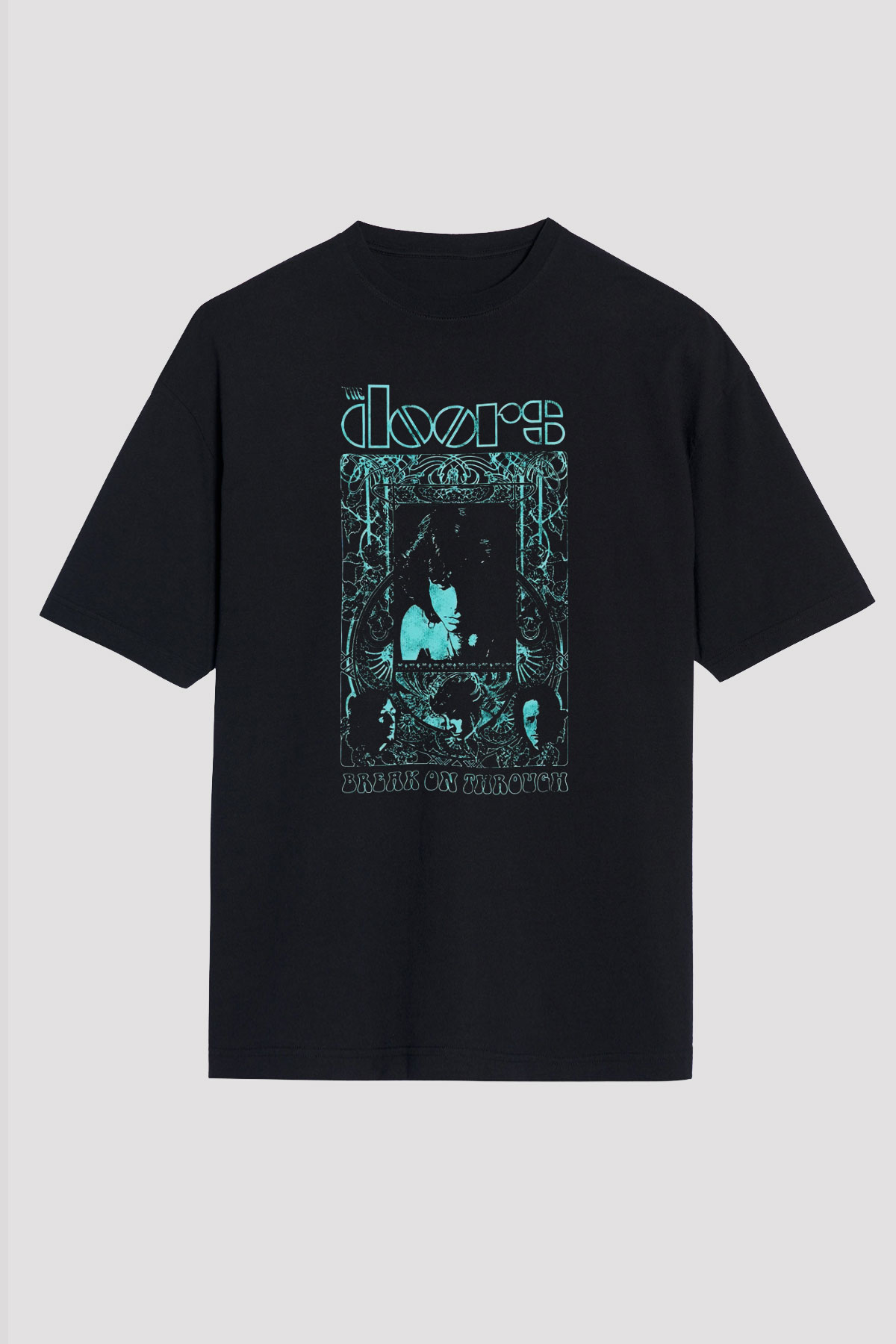 The Doors Siyah Unisex Tişört T-Shirt - TişörtFabrikası