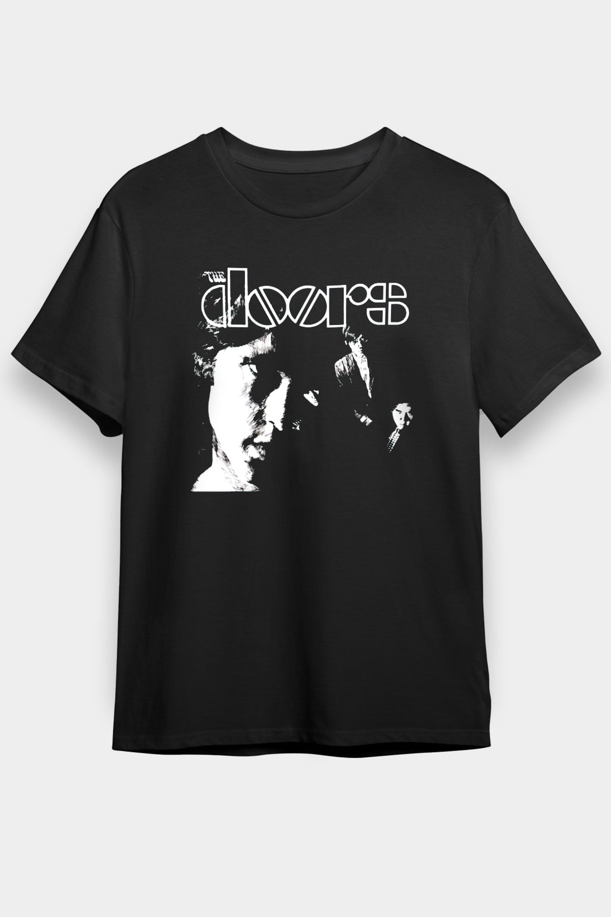 The Doors Siyah Unisex Tişört T-Shirt - TişörtFabrikası