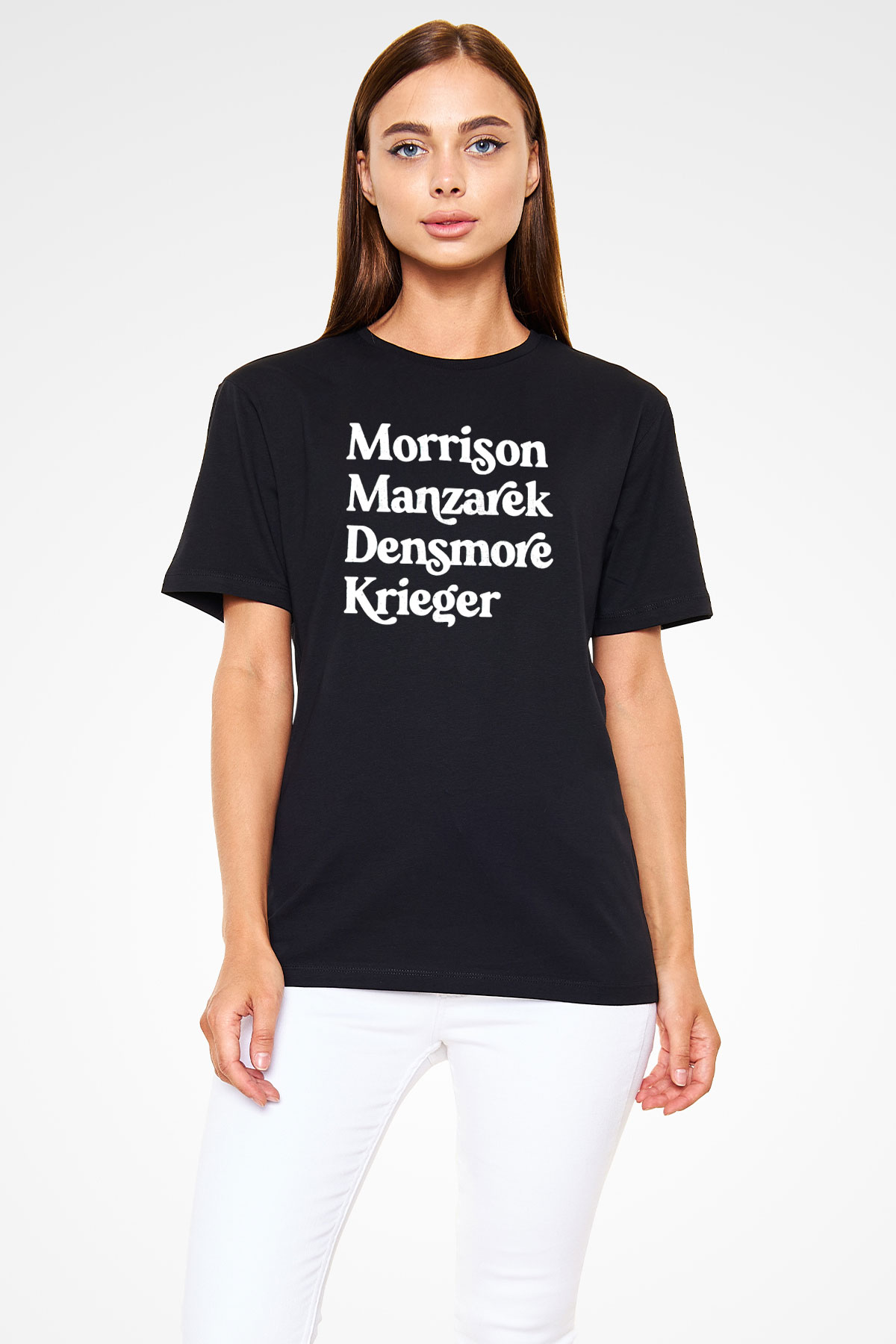 The Doors Siyah Unisex Tişört T-Shirt - TişörtFabrikası