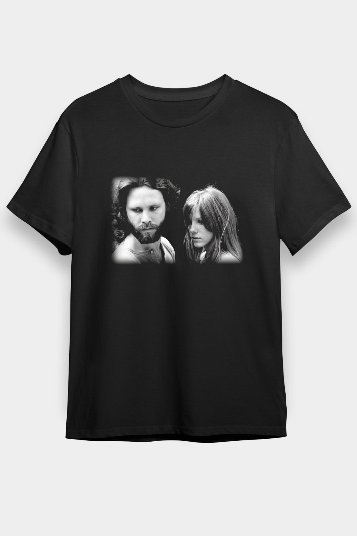 The Doors Siyah Unisex Tişört T-Shirt - TişörtFabrikası