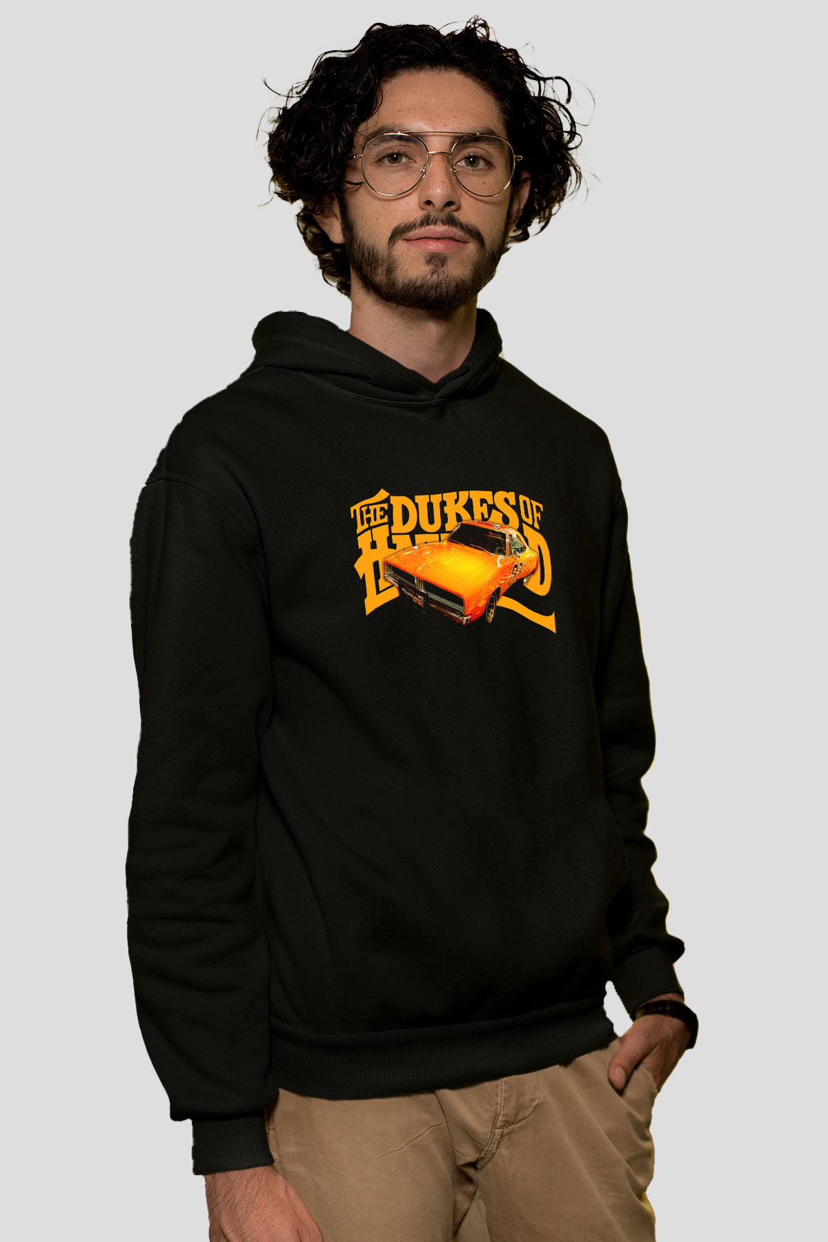 The Dukes of Hazzard Siyah Unisex Hoodie