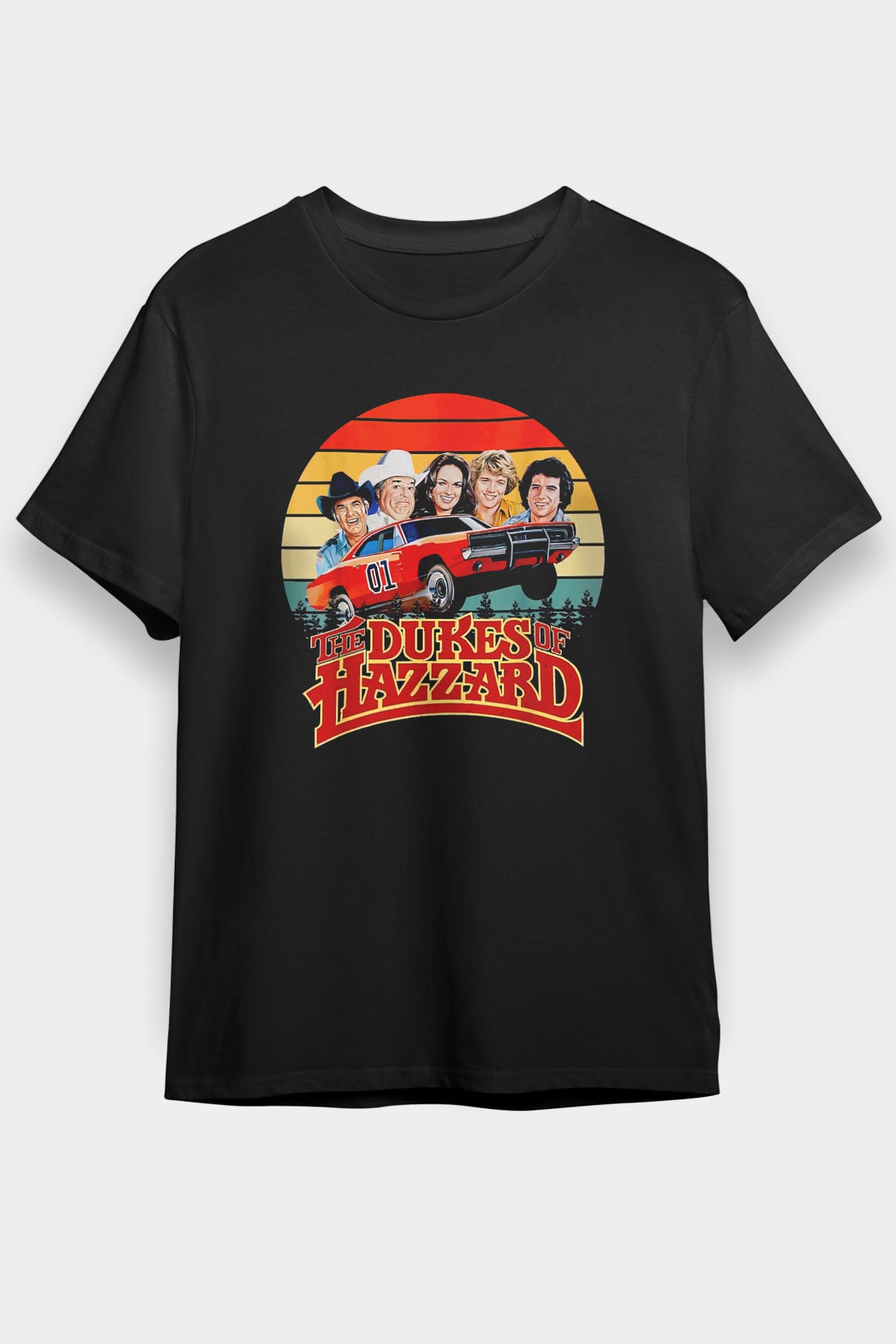 The Dukes of Hazzard Siyah Unisex Tişört