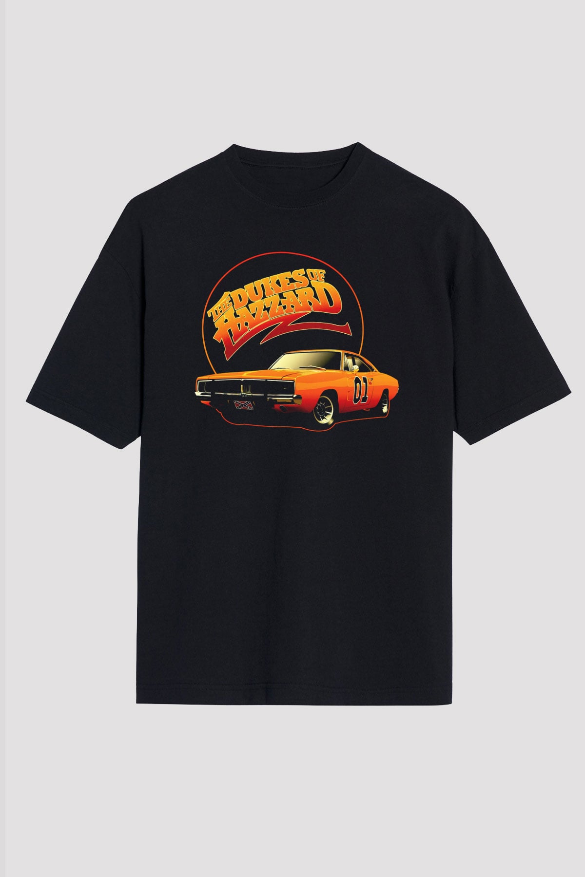 The Dukes of Hazzard Siyah Oversize Tişört