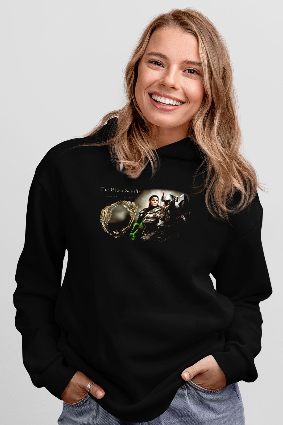 The Elder Scrolls Online Siyah Unisex Hoodie