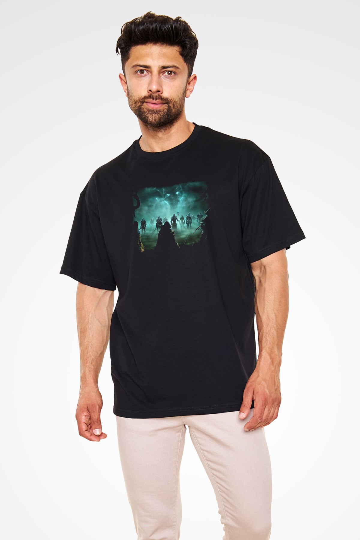 The Elder Scrolls Online Siyah Unisex Oversize Tişört T-Shirt