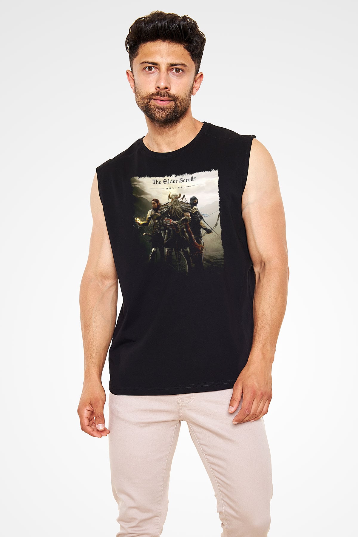 The Elder Scrolls Online Siyah Unisex Kolsuz Tişört