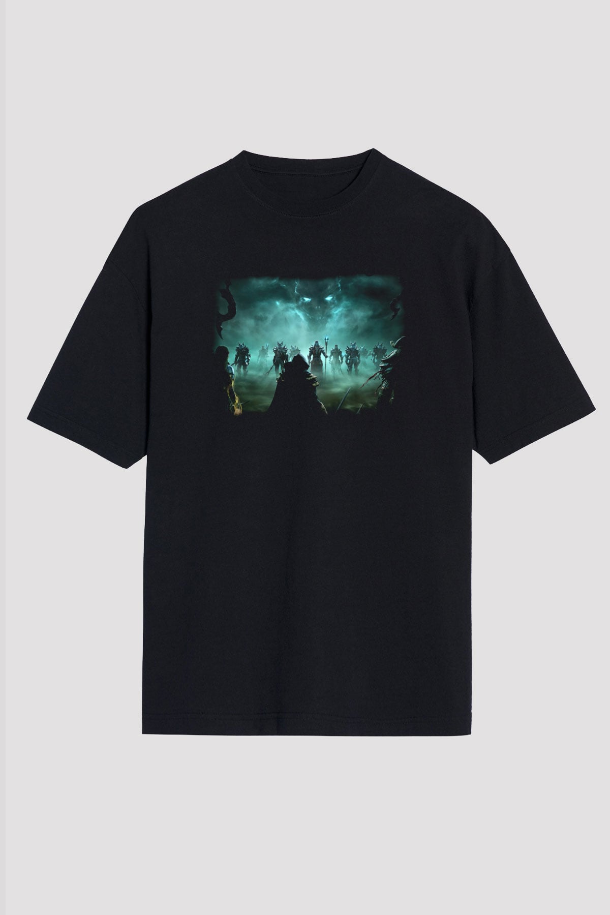 The Elder Scrolls Online Siyah Unisex Oversize Tişört T-Shirt