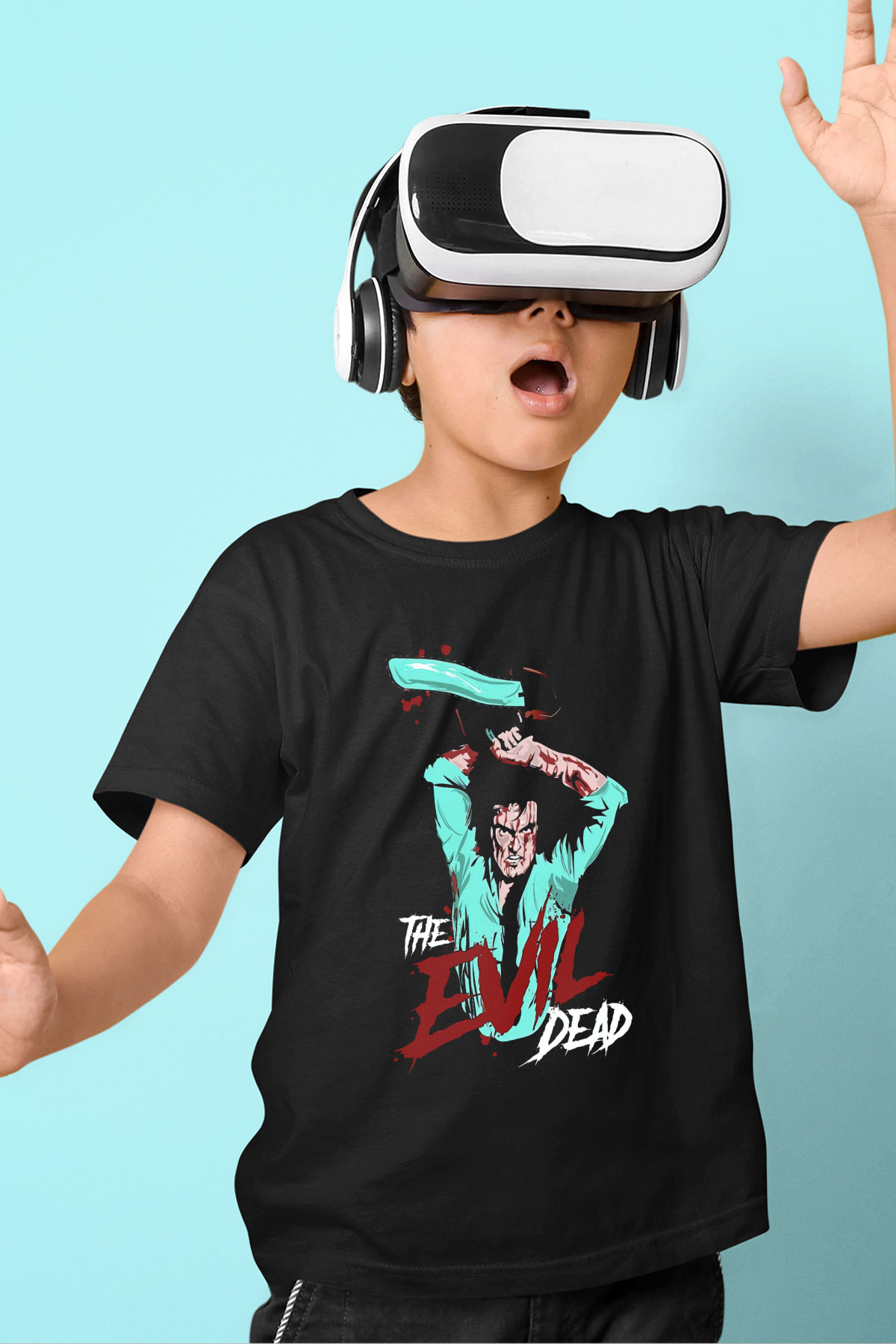 The Evil Dead Siyah Unisex Çocuk Tişört
