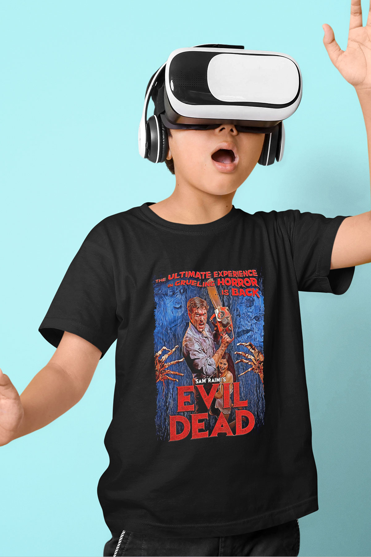 The Evil Dead Siyah Unisex Çocuk Tişört