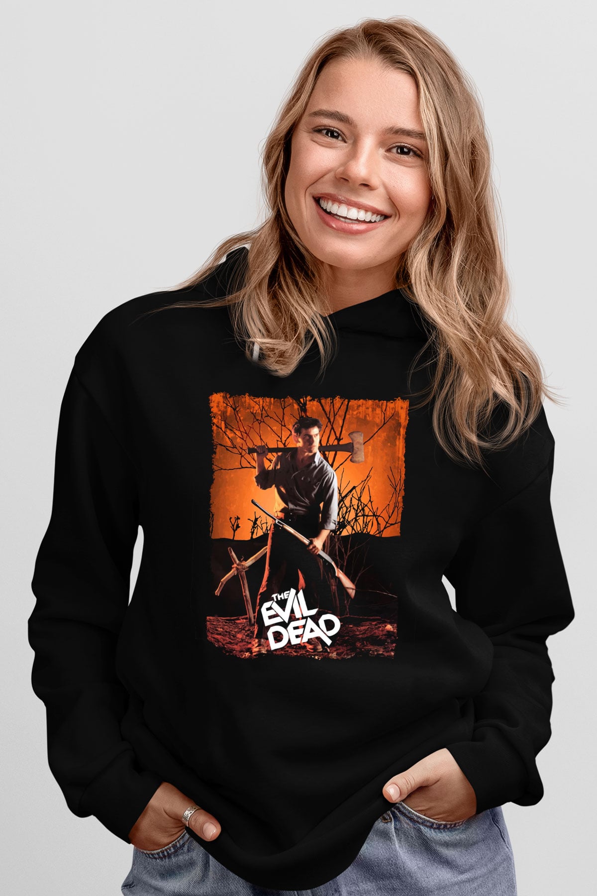 The Evil Dead Siyah Unisex Hoodie