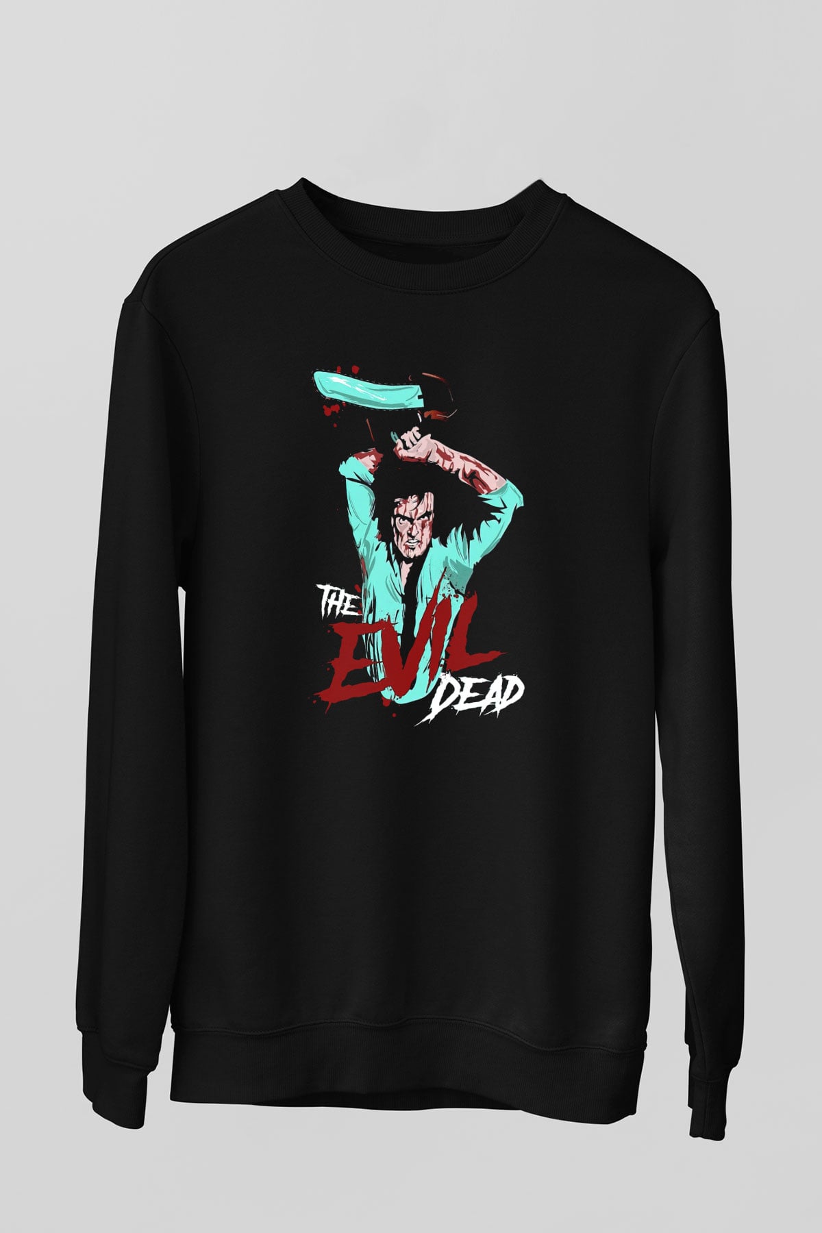 The Evil Dead Siyah Unisex Sweatshirt