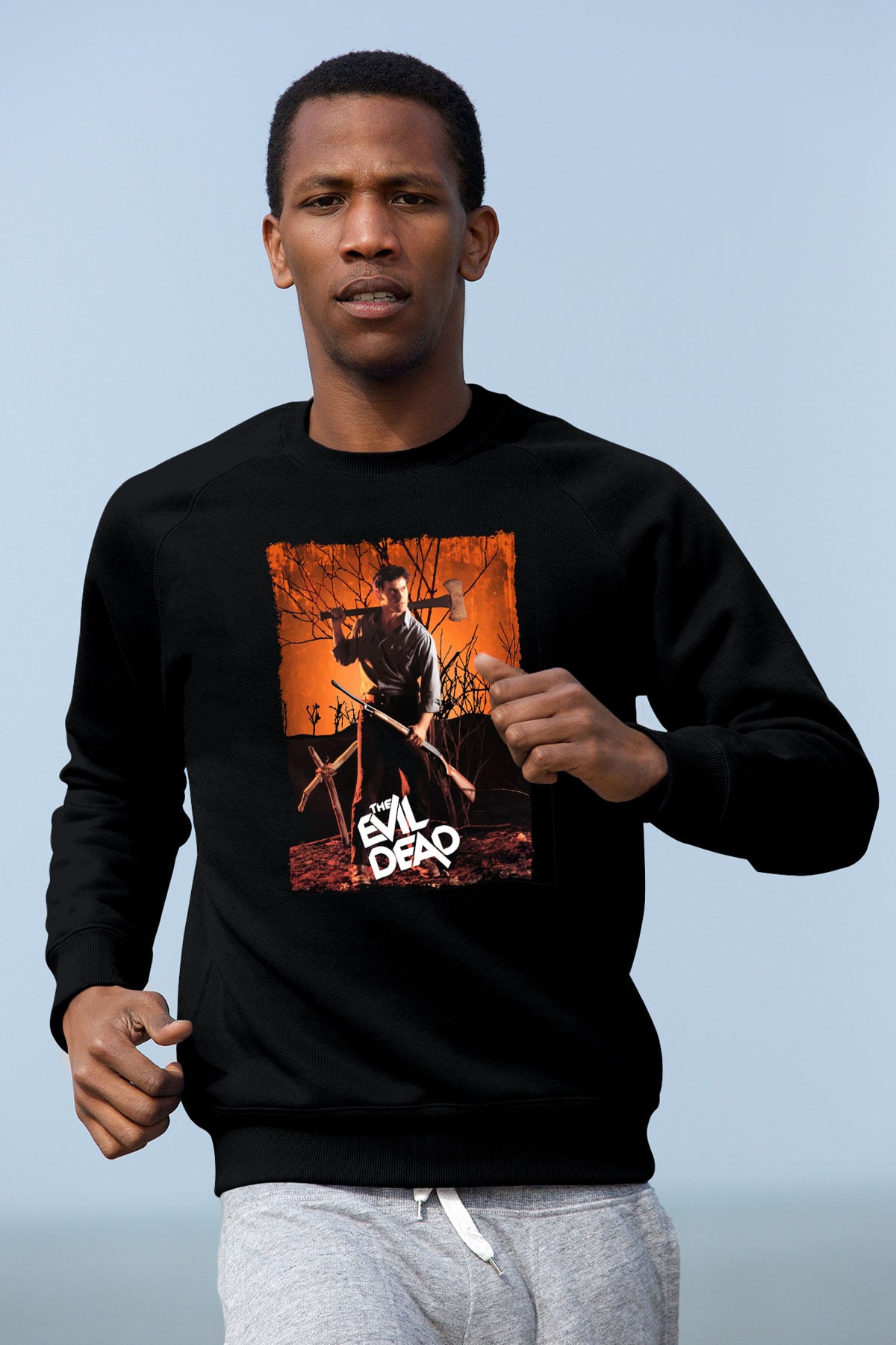 The Evil Dead Siyah Unisex Sweatshirt