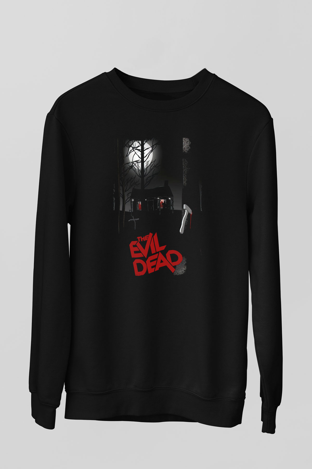 The Evil Dead Siyah Unisex Sweatshirt