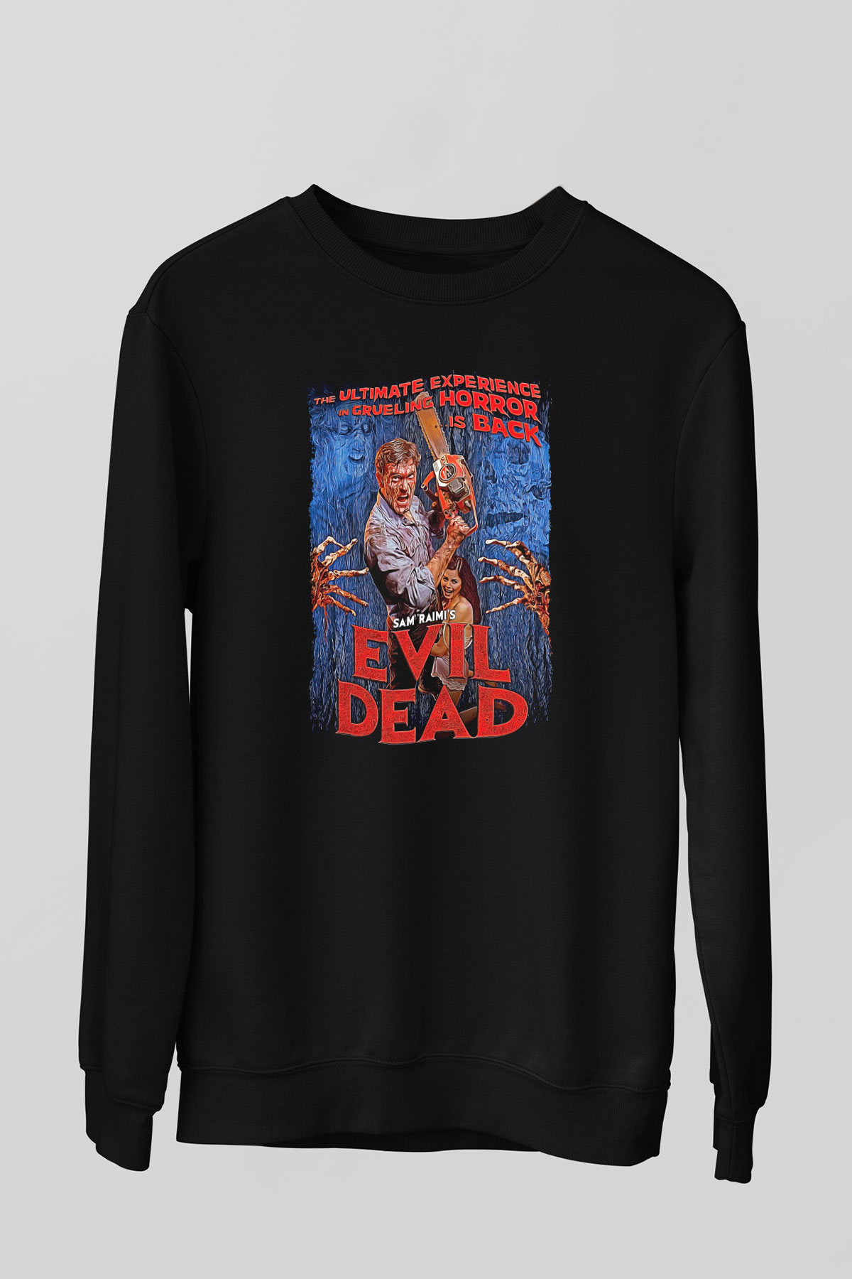 The Evil Dead Siyah Unisex Sweatshirt