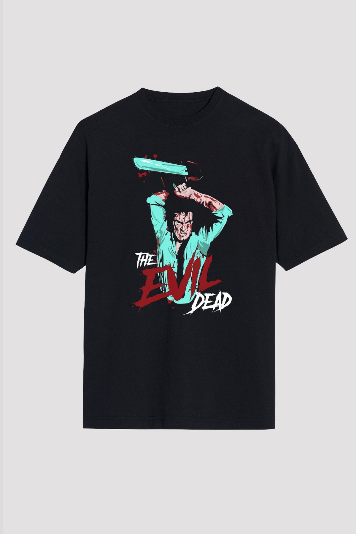 The Evil Dead Siyah Oversize Tişört Oversize T-shirt