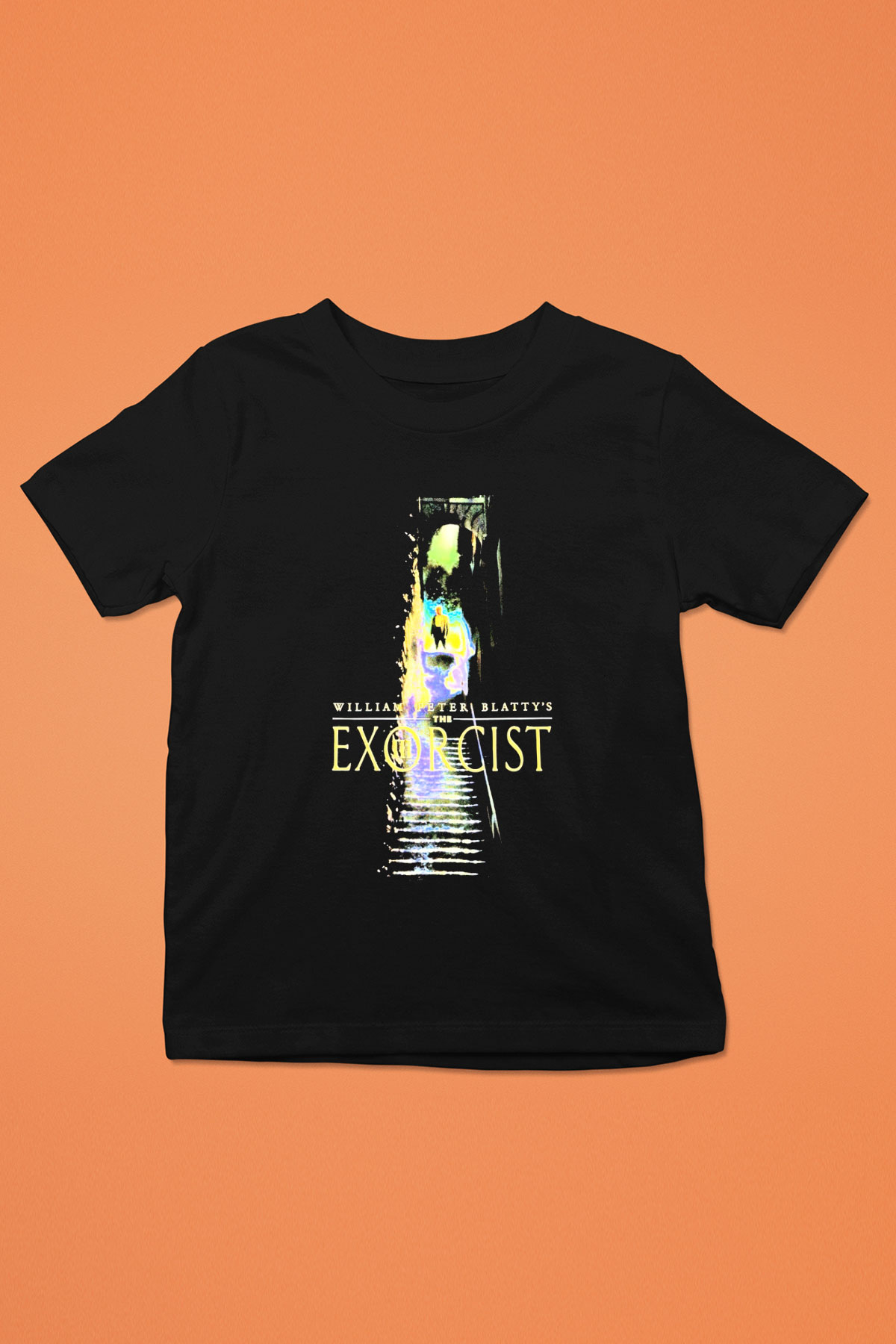The Exorcist Baskılı Siyah Unisex Çocuk Tişört