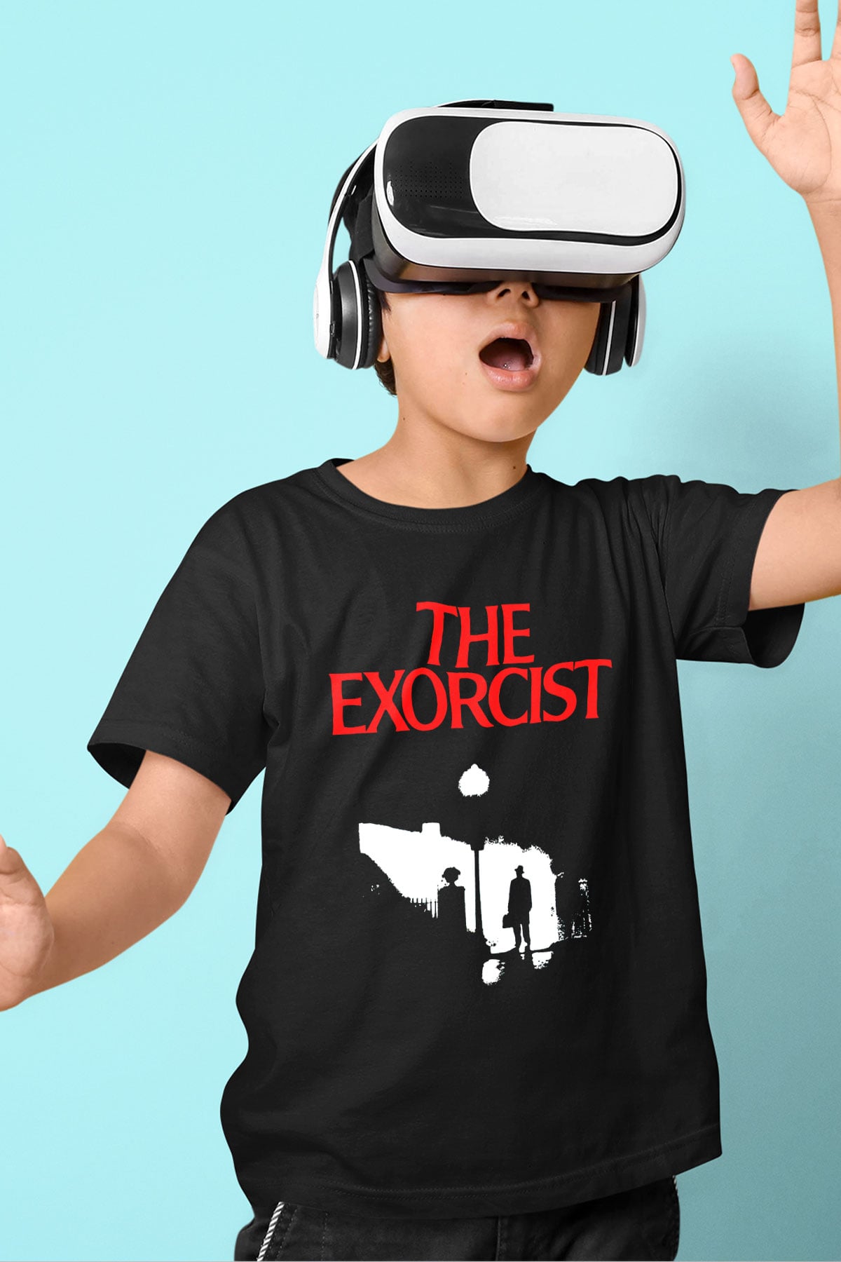 The Exorcist Siyah Unisex  Çocuk Tişört