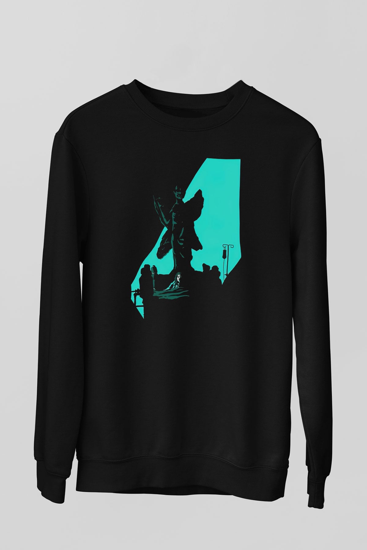 The Exorcist Siyah Unisex Sweatshirt