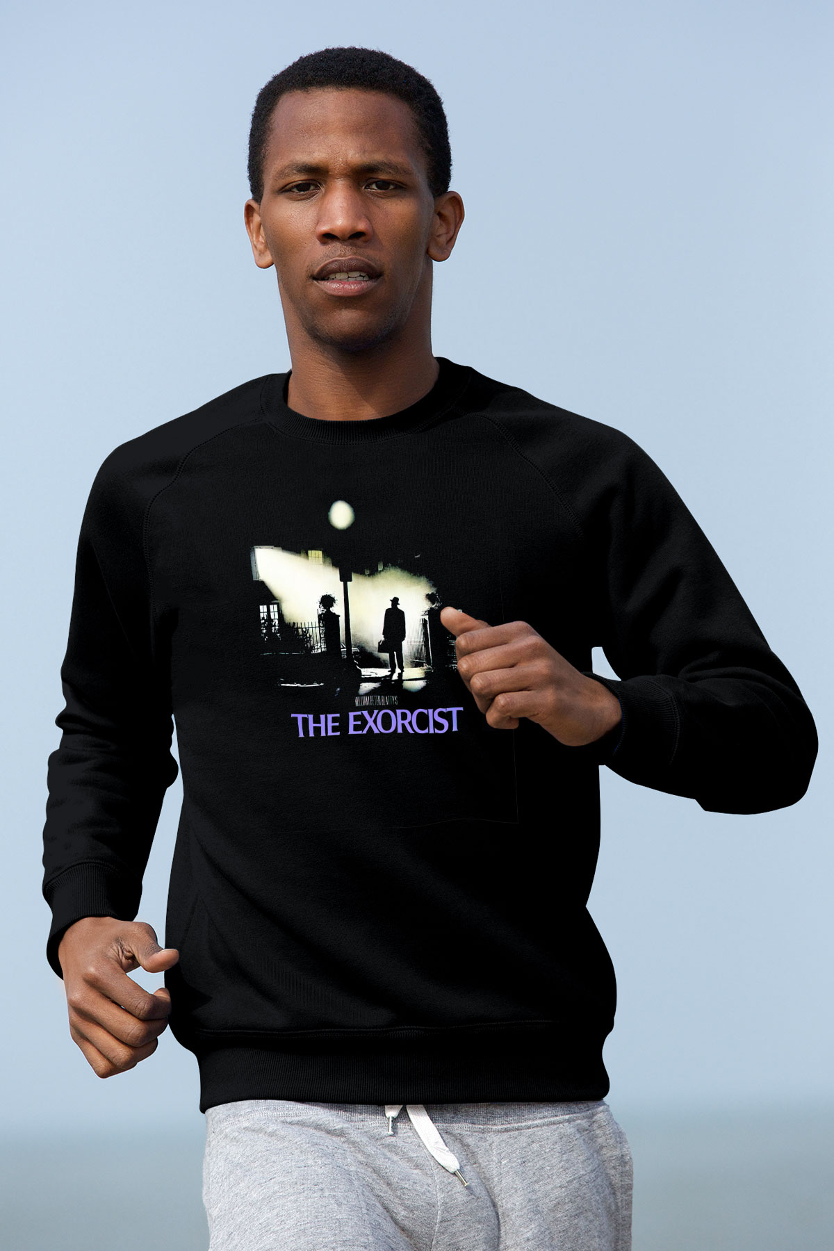 The Exorcist Siyah Unisex  Sweatshirt