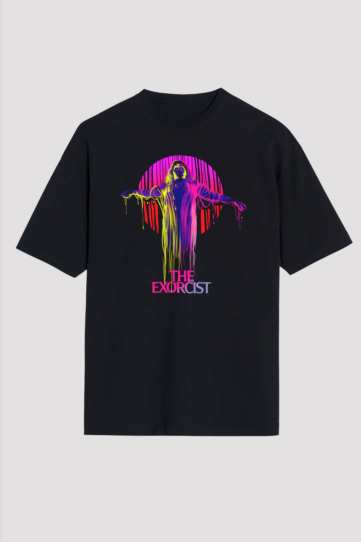 The Exorcist Siyah Oversize Tişört