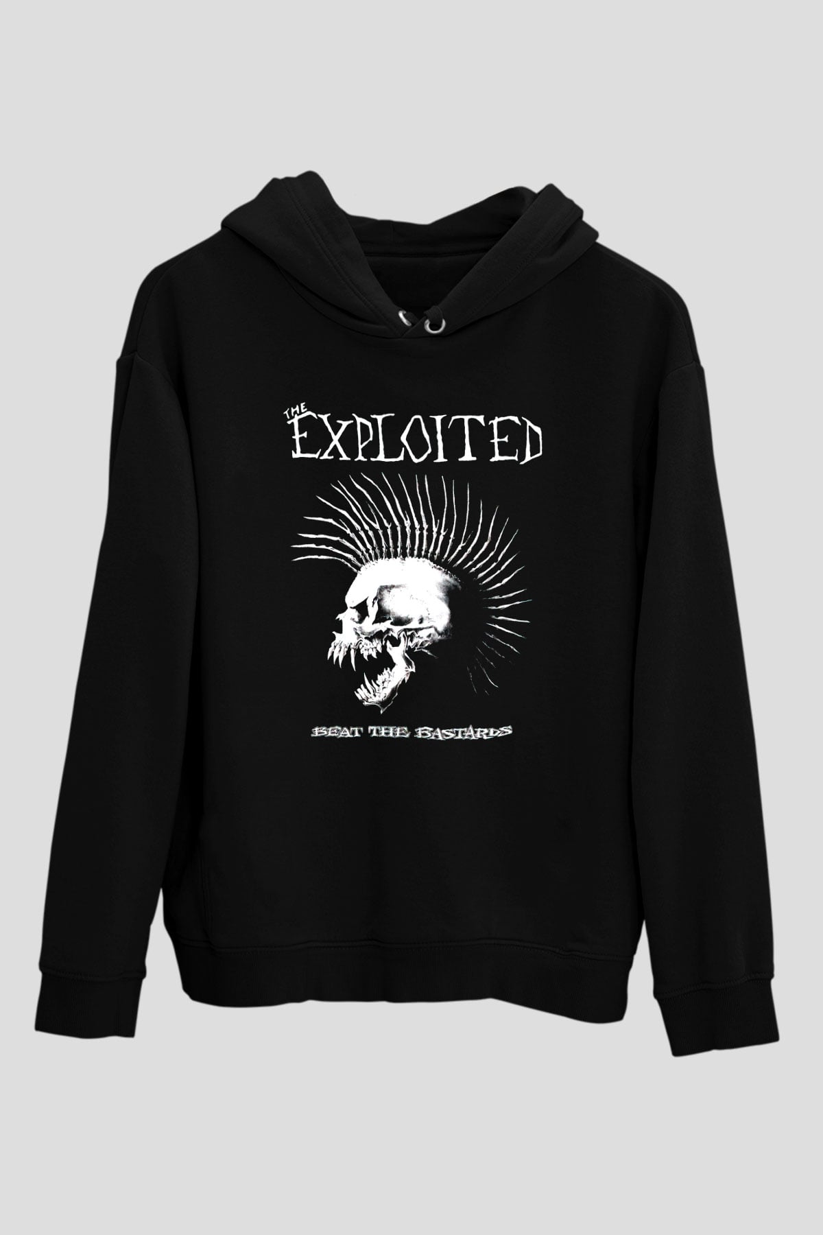 The Exploited Siyah Unisex Hoodie