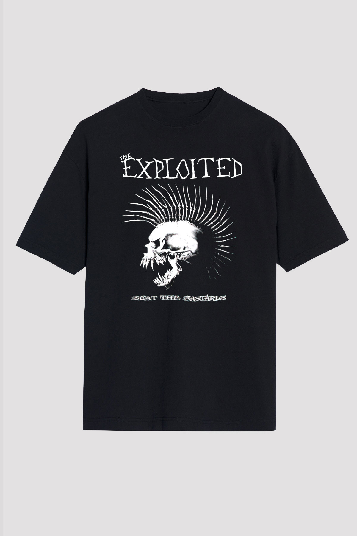 The Exploited Siyah Unisex Oversize Tişört T-Shirt