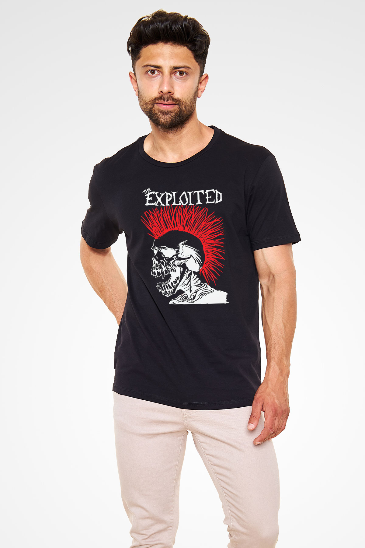 The Exploited Siyah Unisex Tişört T-Shirt - TişörtFabrikası