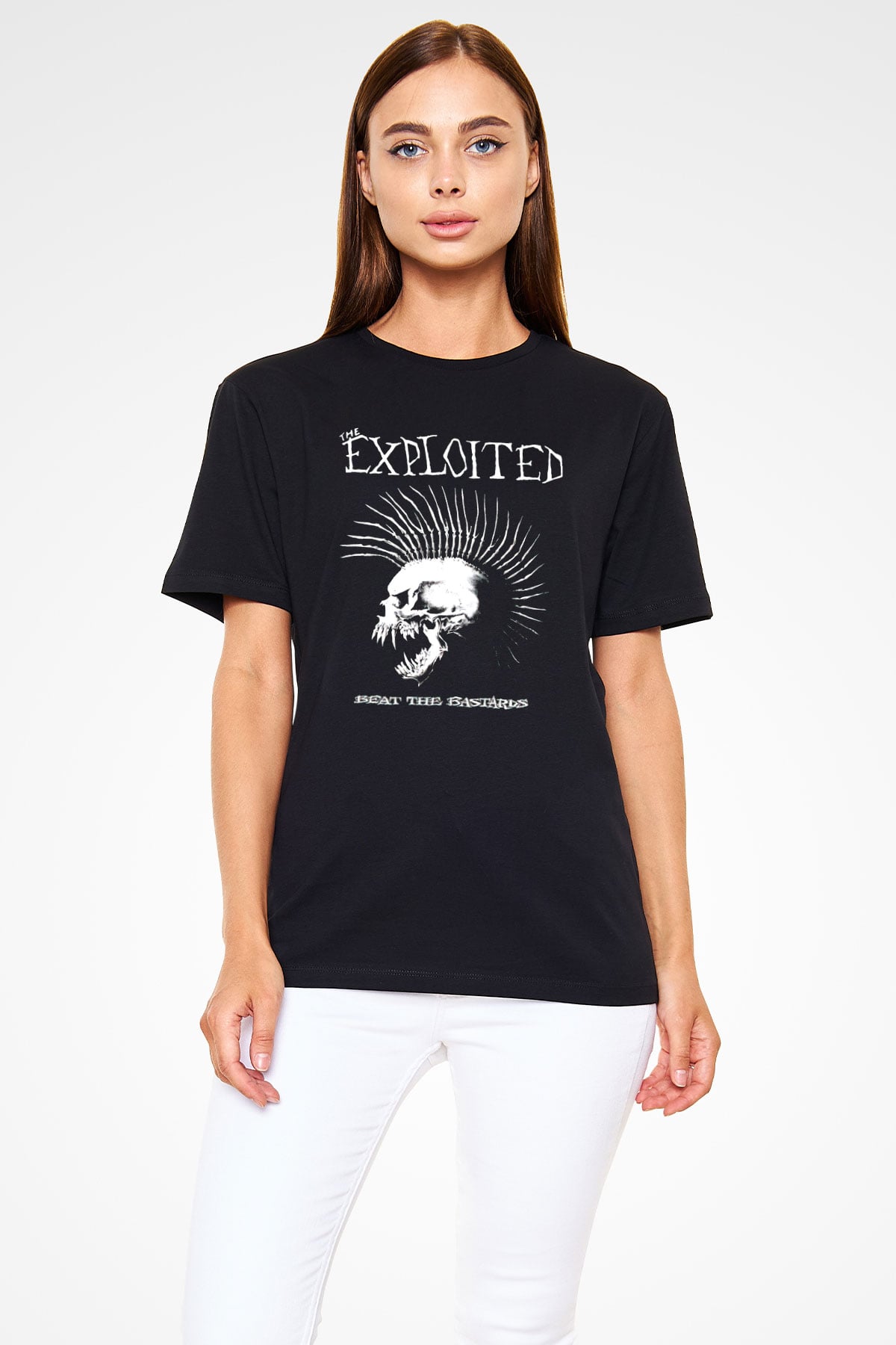 The Exploited Siyah Unisex Tişört T-Shirt - TişörtFabrikası