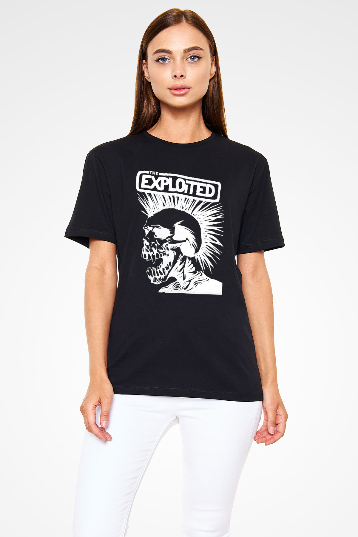 The Exploited Siyah Unisex Tişört T-Shirt - TişörtFabrikası