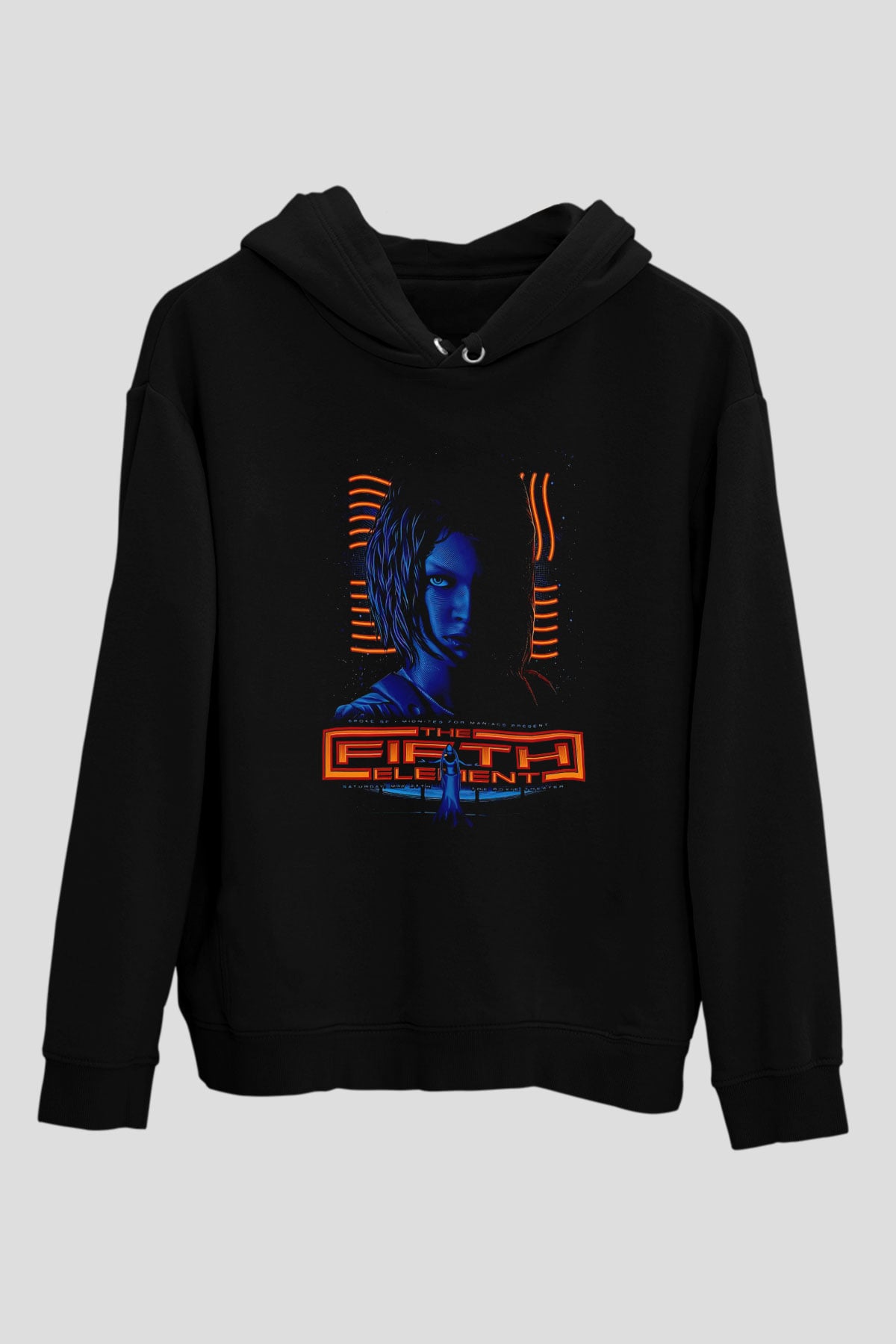 The Fifth Element Siyah Unisex Hoodie