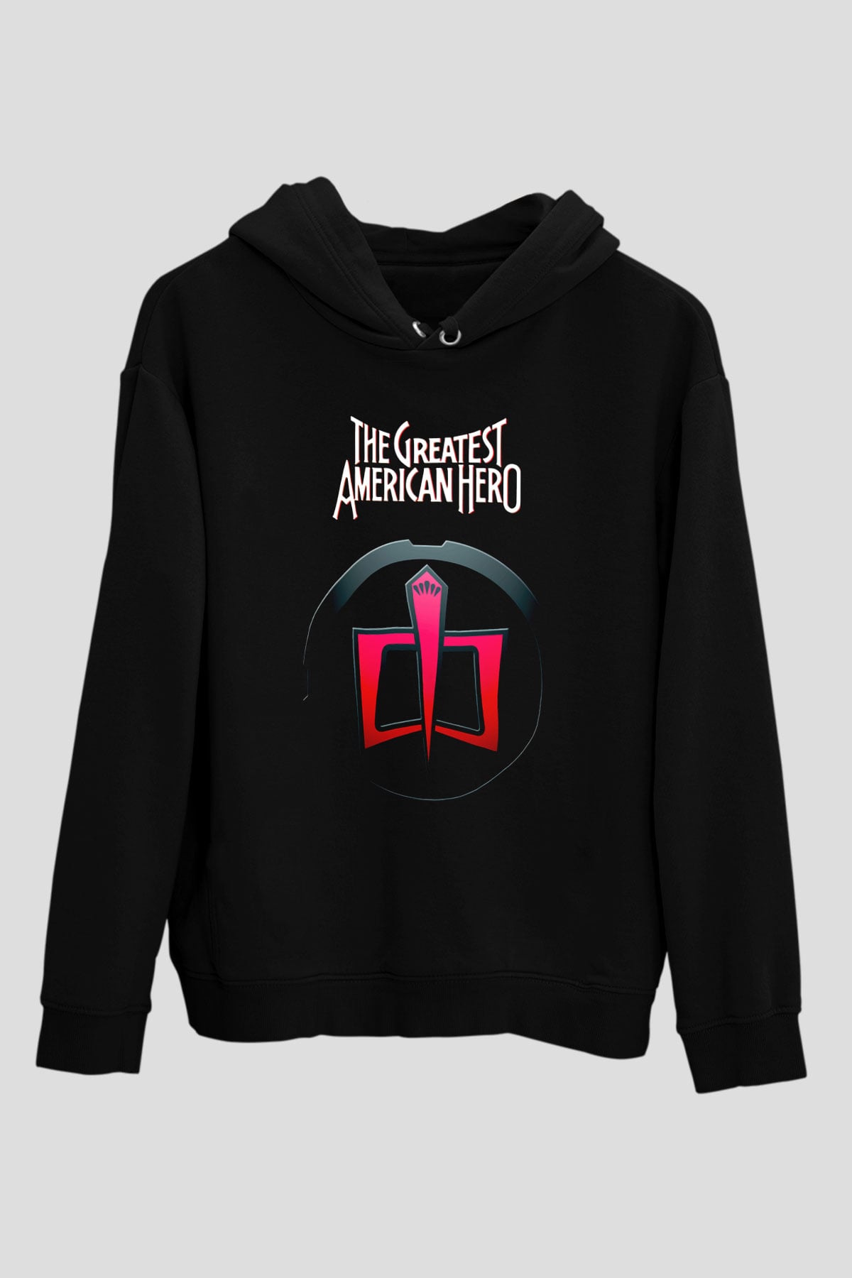 The Greatest American Hero Siyah Unisex Hoodie