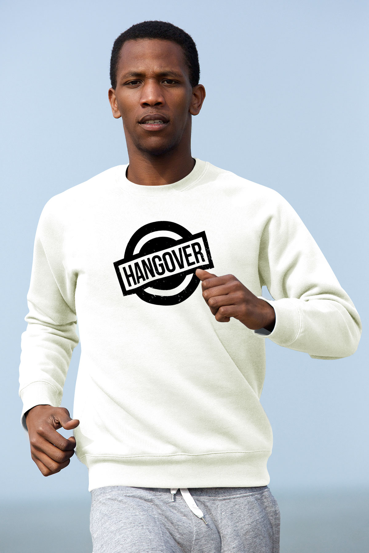 The Hangover Beyaz Unisex Sweatshirt
