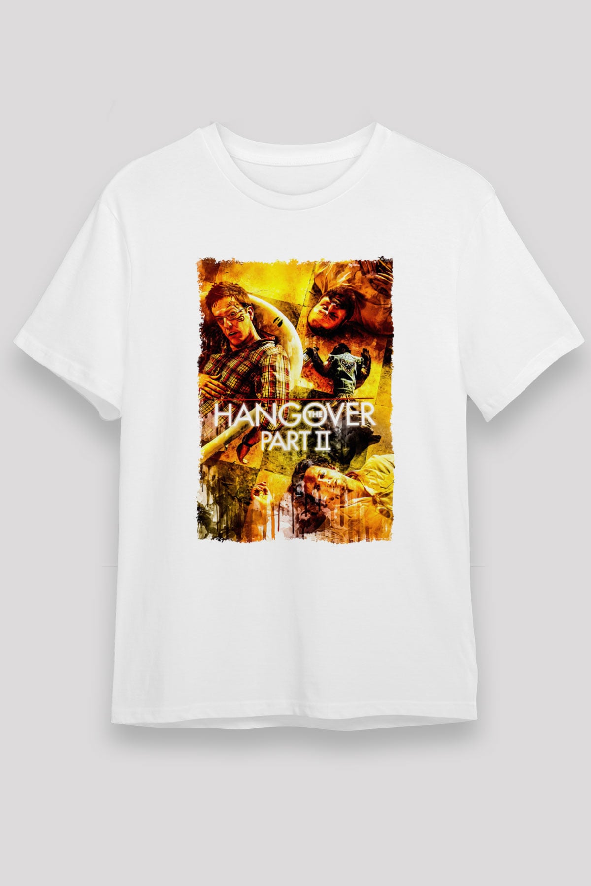 The Hangover Beyaz Unisex Tişört T-Shirt